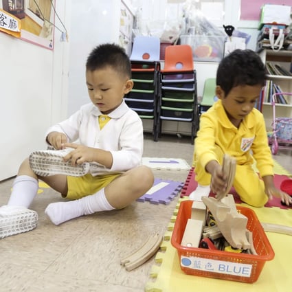 Kindergartens offer a safe and loving environment to nurture young children emotionally and intellectually. Photo: Paul Yeung