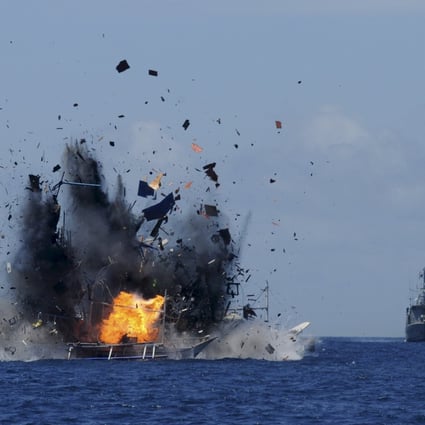 Beijing Voices Concern Over Indonesia S Blowing Up Of Chinese Fishing Boat South China Morning Post