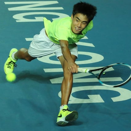 Jack Wong in action at the ATP Challenger in Hong Kong last year. Photos: SCMP Pictures