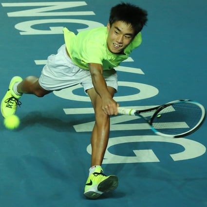 Jack Wong Hong-kit is a dedicated youngster who is pursuing a professional tennis career. Photos: SMP Pictures