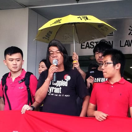 Leung Kwok-hung said he would not seek special police protection at public forums. Photo: Felix Wong