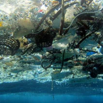 There are an estimated 5.25 trillion pieces of rubbish polluting the world’s oceans. Photo: AP