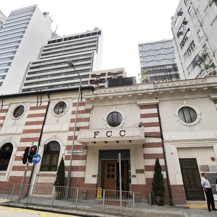 Hong Kong's Foreign Correspondents' Club in Central. Photo: AFP
