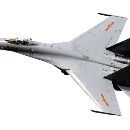 The J-11 can fly about 1,500km before requiring refuelling. Photo: SCMP Pictures