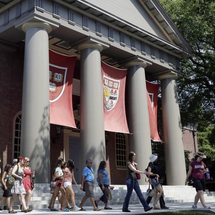 Harvard University has been accused of unfairly rejecting high-scoring Asian Americans on racial grounds. Photo: AP