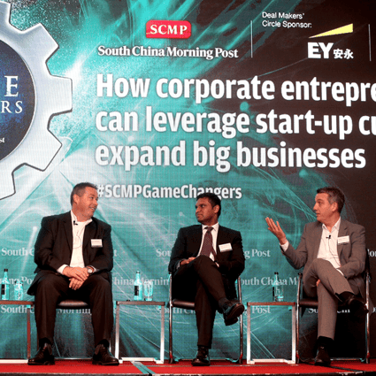 Speaking at the second SCMP Game Changers forum, panelists said hiring talented and inspirational people is key to driving 'intrapreneurship'. Photo: KY Cheng
