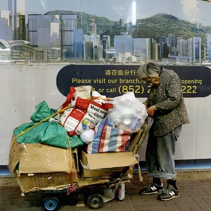 Hong Kong must also work hard to tackle the ageing population and narrow the wealth gap. Photo: AFP