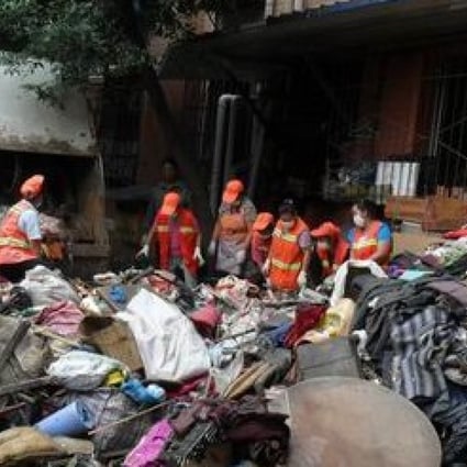 It took sanitation workers 12 hours to sort the rubbish. File Photo