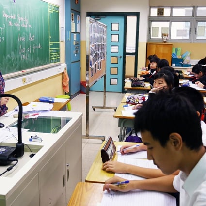 Government figures show that the number of pupils entering secondary school will decrease by 2,800 by next year to 54,100. Photo: Edmond So