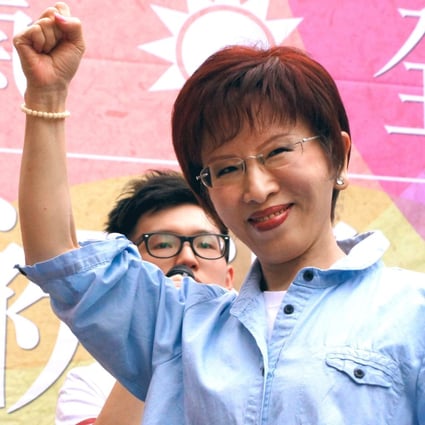 Taiwan’s ruling Kuomintang (KMT) officially endorsed wildcard candidate Hung Hsiu-chu to run for president next year. Photo: EPA