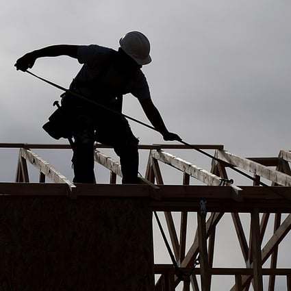 US housing starts jumped 35.3 per cent in the northeast, while climbing 13.5 per cent in the South last month. Home construction slumped in the Midwest and West. Photo: AFP