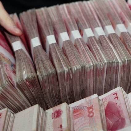 Yuan deposits in Hong Kong rose 1.8 per cent in May from April to 972.4 billion yuan. Photo: AFP
