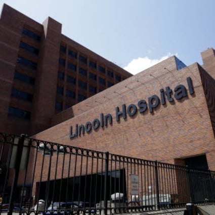 Lincoln Hospital, where a case of Legionnaires' Disease, was treated, is seen in the Bronx borough of New York. Photo: AP
