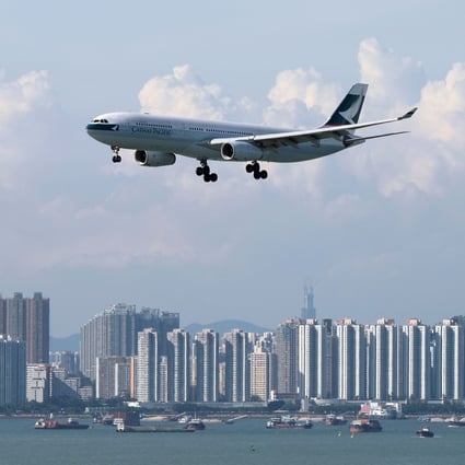 Since the beginning of this year, there have been 45 in-flight thefts on-board passenger jets flying into Hong Kong International Airport. Photo: AFP