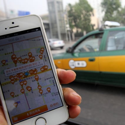 Didi has become China's most popular mobile app to call for a taxi ride, but new fees have  raised the ire of passengers. Photo: Simon Song