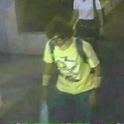Security footage of the main suspect in the bombing. Photo: Reuters