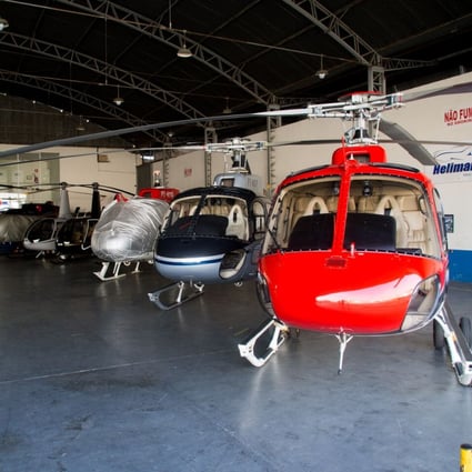 Demand for helicopter taxis has plunged. Photo: Heriberto Araújo 