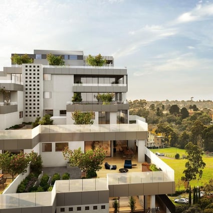 An artist's impression of proposed residential development in Richmond, Melbourne.