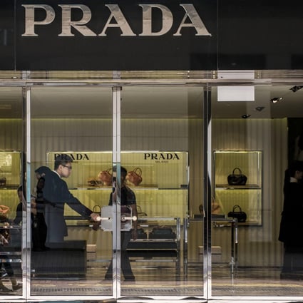 A Prada store on Russell Street, Causeway Bay, where landlord's are resisting rent cuts. Photo: Bloomberg