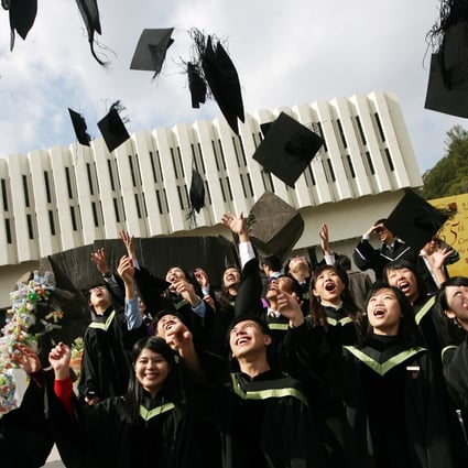 The number of university graduates in the working age population rose to 1.03 million in 2011 from 87,000 in 1976. Photo: Sam Tsang