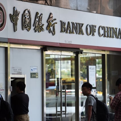 Bank of China owns nine of the 18 authorised yuan clearing banks worldwide. Photo: AFP