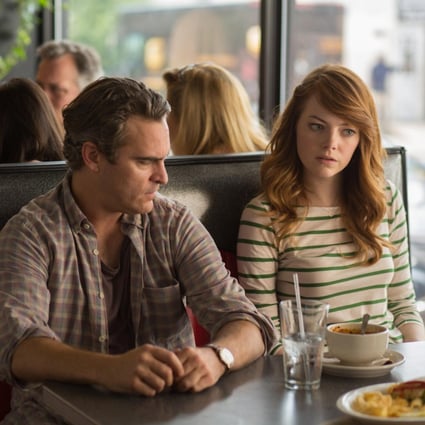 Joaquin Phoenix and Emma Stone in Woody Allen's forthcoming Irrational Man.