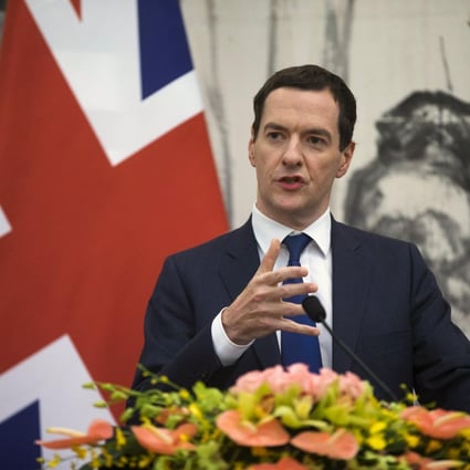 Britain's Chancellor of the Exchequer George Osborne speaks during the seventh UK-China Economic and Financial Dialogue in Beijing. Photo: Reuters