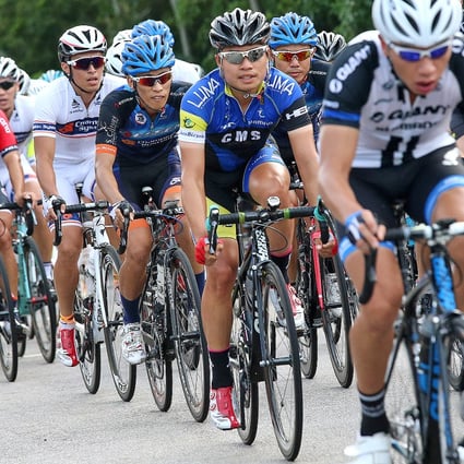 Athletes compete during Hong Kong Cycling Road Race Championships in Tin Shui Wai earlier this summer. Photo: K. Y. Cheng