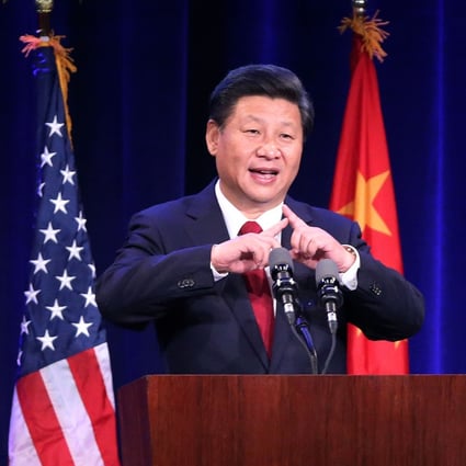 Chinese President Xi Jinping delivers a speech to US business leaders in Seattle on Wednesday. Photo: Xinhua