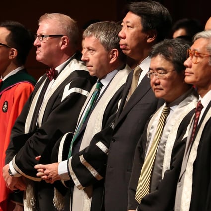 HKU vice-chancellor, Professor Peter Mathieson, has warned of the adverse impact of the delay on the effective management of the university. Photo: Nora Tam