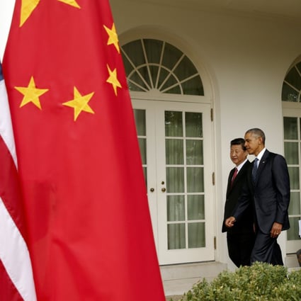 The announcement comes amid President Xi Jinping's visit to Washington. Above, Xi and US President Barack Obama at the White House. Photo: Reuters