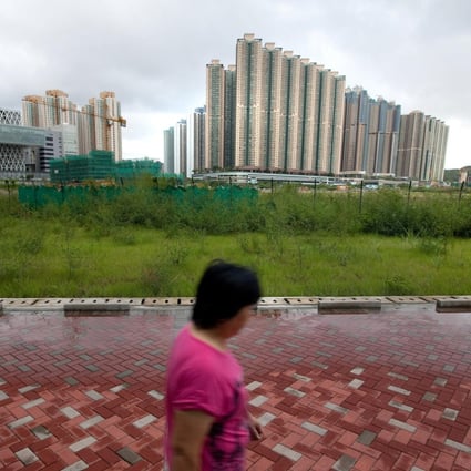 Tower blocks in the Tseung Kwan O area. More than half of some 8,000 flats due to be completed by the end of the year are in the suburbs. Photo: Bloomberg