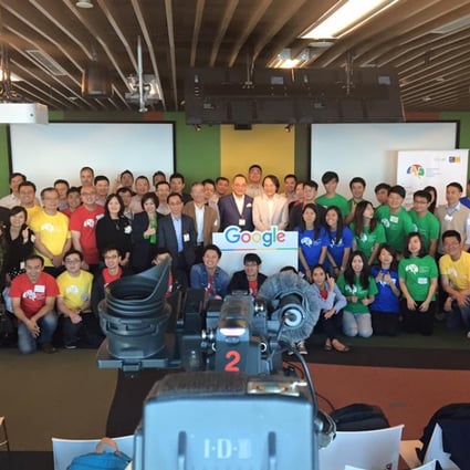 Google EYE Program Hong Kong team mates meet their peers in Taipei (Photo: George Chen / SCMP)