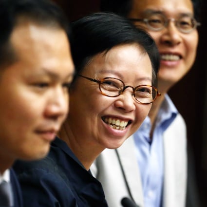 Cyd Ho's move comes two weeks after the ICAC arrested former chief executive Donald Tsang Yam-kuen and charged him with misconduct relating to an agreement he struck to lease a penthouse in Shenzhen. Photo: Felix Wong