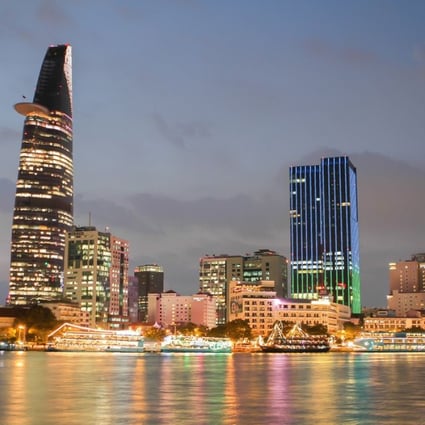 The modern skyline of Ho Chi Minh City reflects Vietnam's progress in its post-war recovery. Photo: Xinhua