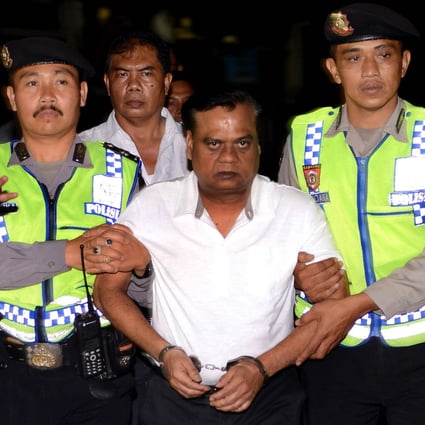 The Indian fugitive Chhota Rajan, wanted over a series of murders in India was arrested in Indonesia flown by Indian Air Force jet to Delhi. Photo: AFP