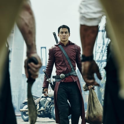 Daniel Wu in a scene from Into the Badlands. Photos: James Dimmock/AMC