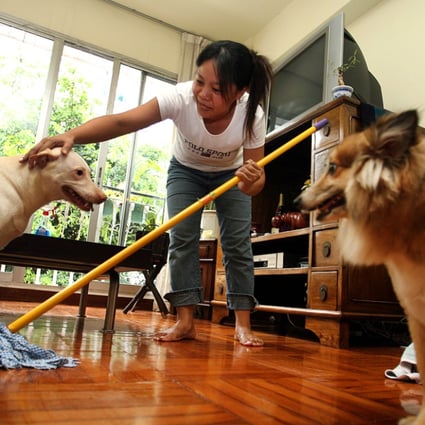 Domestic workers work 12 to 15 hours a day. Photo: Felix Wong