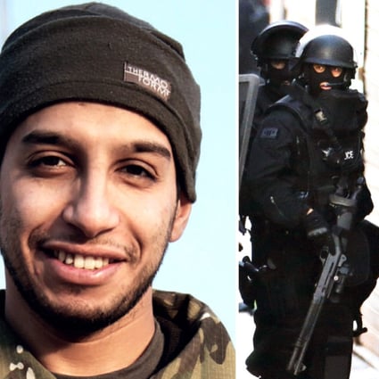 Abdelhamid Abaaoud (left) was killed in the police raid (right) on Wednesday in Saint Denis. Photos: AFP, Reuters