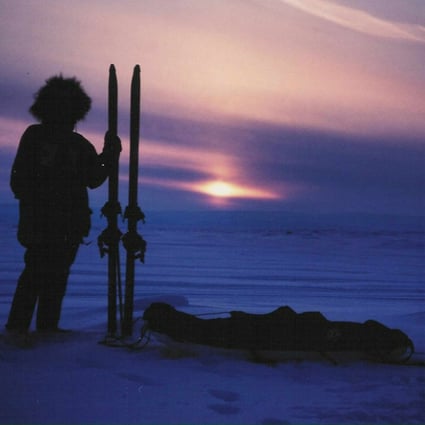 A polar explorer looks over the icy North Pole. But conditions this week will be far from typical. Photo: AFP