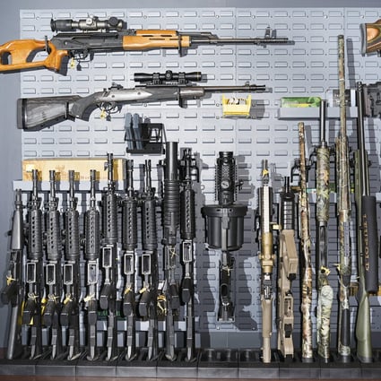 A display at the Shooting, Hunting and Outdoor Trade Show, in Las Vegas, in January. Photos: Peter Bohler/The Telegraph