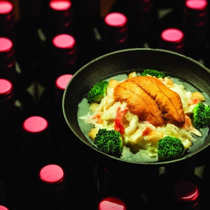 The stir-fried egg white with sea urchin and diced fish is Kalin and Jinger's dish of choice at Shanghai Magic and comes highly recommended by the pair.