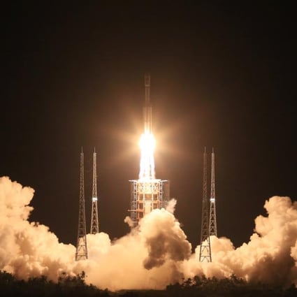 A Long March-7 carrier rocket lifts off from the Wenchang Satellite Launch Centre in Hainan on June 25. Photo: Xinhua
