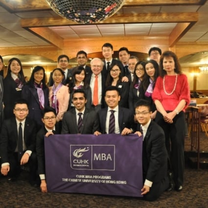 Chinese University of Hong Kong – MBA students meet Warren Buffett