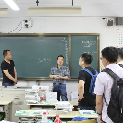 A specialized camera is installed on top of the blackboard at Hangzhou No.11 High School. (Picture: Zhejiang Hangzhou No.11 High School)