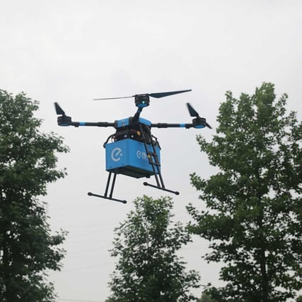 Ele.me says its drones cover 70% of the delivery distance. (Picture: Ele.me)