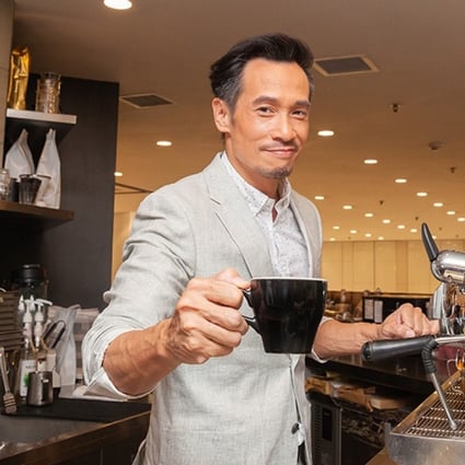 Actor and coffee aficionado Moses Chan of Blooms Roastery & Craft Tea. 