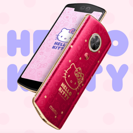 Meitu’s Hello Kitty-themed T9 smartphone. (Picture: Meitu)
