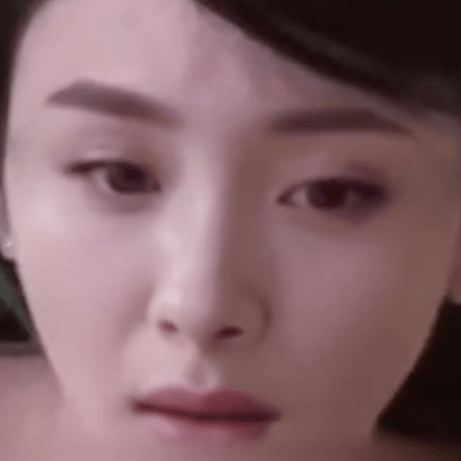 A deepfake video showing the face of major Chinese star Yang Mi stitched onto a nude body. (Picture: The Beijing News via Xigua Video)