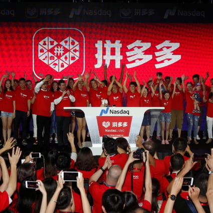 Pinduoduo went public on Nasdaq in 2018 after rising fast in China, but it wasn't initially popular with people in the country's most developed cities. (Picture: Reuters)